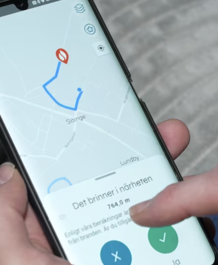 Appen Delta larmar frivilliga till bränder