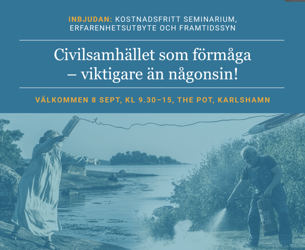 Frivilliga är en del av räddningstjänstens framtid.